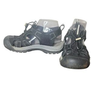 KEEN Newport H2 Black & Gray Hiking Outdoor Sandals Women’s Size 7.5
